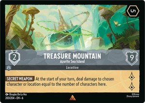 Disney Lorcana: Treasure Mountain - Azurite Sea Island (6AZS)