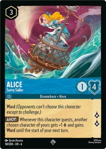 Disney Lorcana: Alice - Savvy Sailor (6AZS)