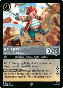 Disney Lorcana: Mr. Smee - Captain of the Jolly Roger (6AZS)