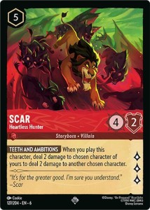 Disney Lorcana: Scar - Heartless Hunter (6AZS)
