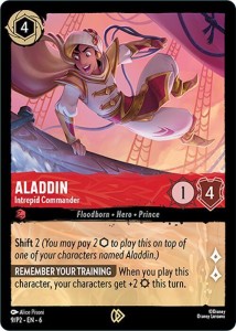 Disney Lorcana: Aladdin - Intrepid Commander (PR2)
