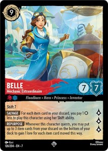 Disney Lorcana: Belle - Mechanic Extraordinaire (7ARI)