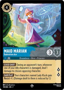Disney Lorcana: Maid Marian - Badminton Ace (7ARI)