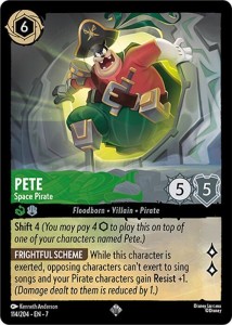 Disney Lorcana: Pete - Space Pirate (7ARI)