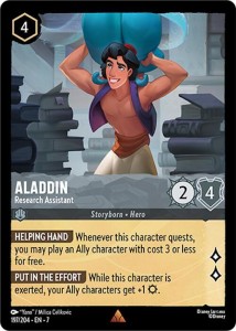 Disney Lorcana: Aladdin - Research Assistant (7ARI)