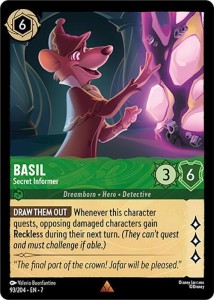 Disney Lorcana: Basil - Secret Informer (7ARI)