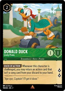 Disney Lorcana: Donald Duck - Lively Pirate (7ARI)