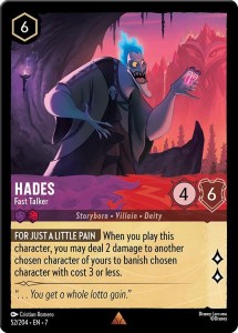 Disney Lorcana: Hades - Fast Talker (7ARI)