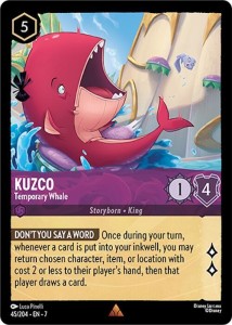 Disney Lorcana: Kuzco - Temporary Whale (7ARI)