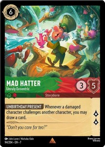 Disney Lorcana: Mad Hatter - Unruly Eccentric (7ARI)