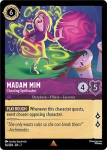Disney Lorcana: Madam Mim - Cheating Spellcaster (7ARI)
