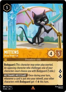 Disney Lorcana: Mittens - Sassy Street Cat (7ARI)