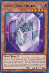 Yu-Gi-Oh! TCG: Clear Rage Golem (MZTM)